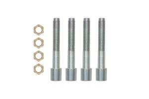 Ford F-150 Leaf Spring Pin Kit - UMI Performance - 3/4in Extended Length - Black Zinc - `15-`24